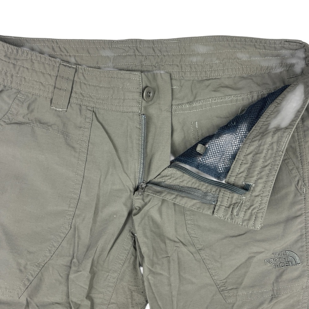 The North Face Shorts Women’s Size 6 Bermuda Nylon Brown Hiking Outdoor - Picture 2 of 14